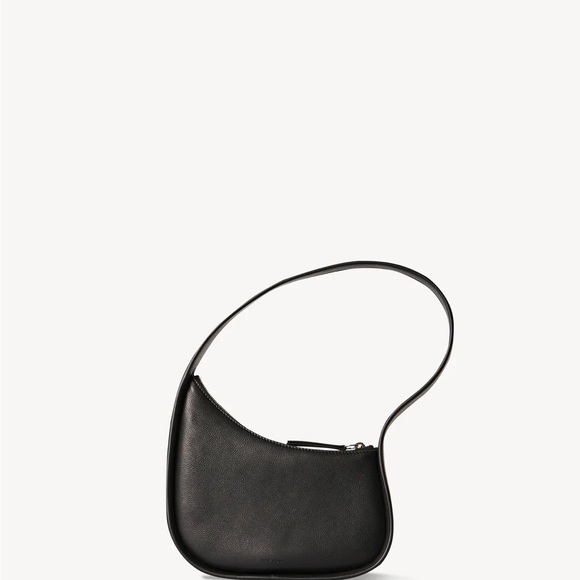 The Row Handbags - The Row Half Moon Bag Black